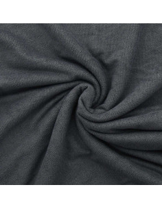 Micro spons viscose stof - Donkergrijs