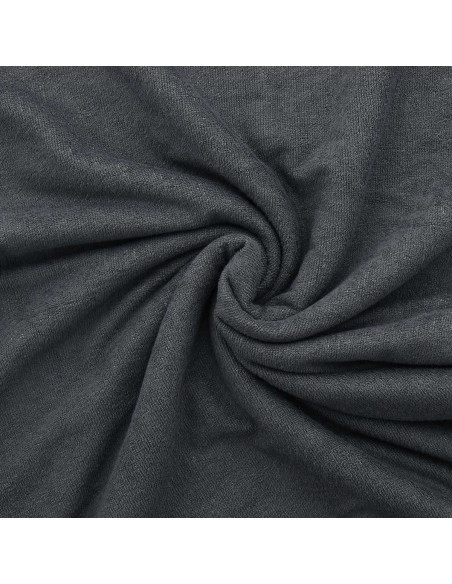 Micro spons viscose stof - Donkergrijs