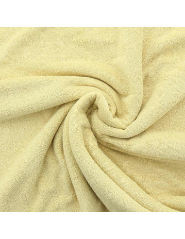 Micro spons viscose stof - Vanille