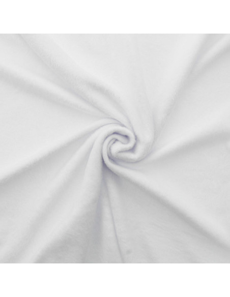 Alpine fleece sweatstof - Wit
