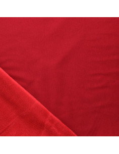 Alpine fleece sweatstof - Rood