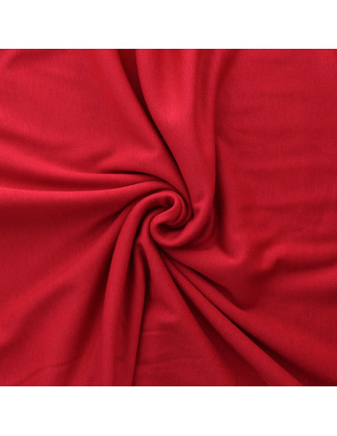 Alpine fleece sweatstof - Rood