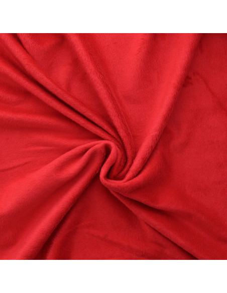 Alpine fleece sweatstof - Rood