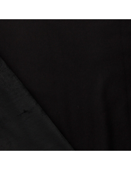 Alpine fleece sweatstof - Zwart