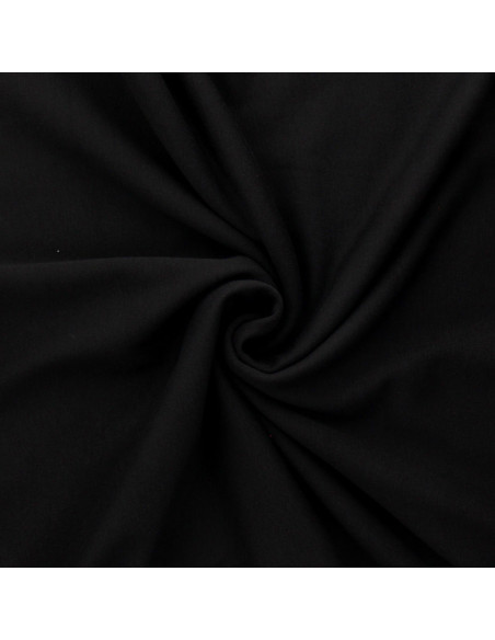 Alpine fleece sweatstof - Zwart