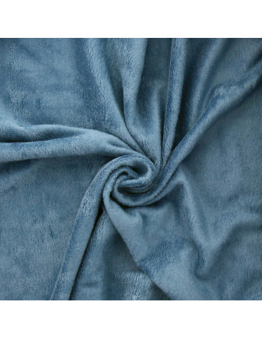 Alpine fleece sweatstof - Staalblauw