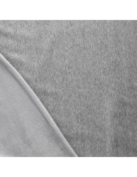Alpine fleece sweatstof - Licht gemêleerd grijs