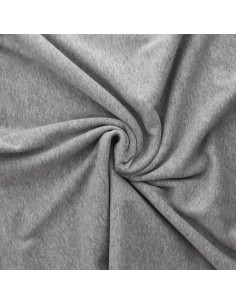 Alpine fleece sweatstof - Licht gemêleerd grijs 2