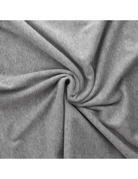 Alpine fleece sweatstof - Licht gemêleerd grijs