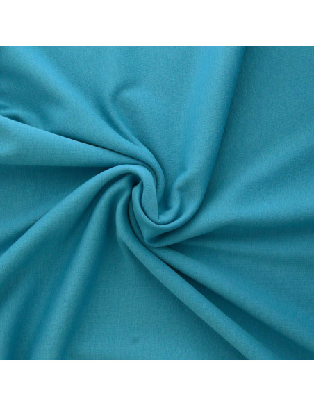 Alpine fleece sweatstof - Turkooisblauw