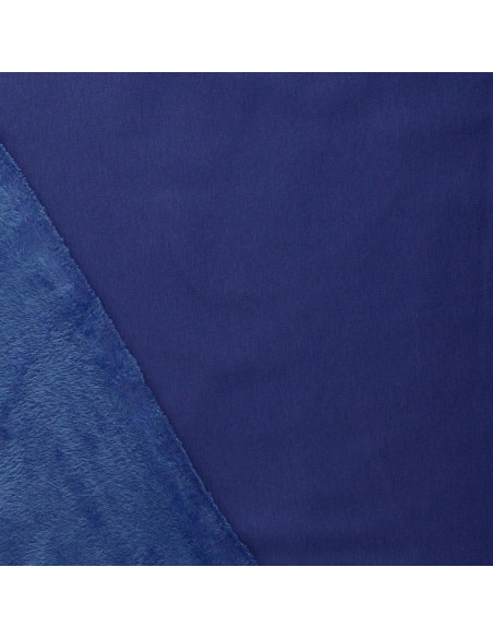 Alpine fleece sweatstof - Indigo blauw