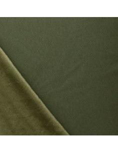 Alpine fleece sweatstof - Mosgroen