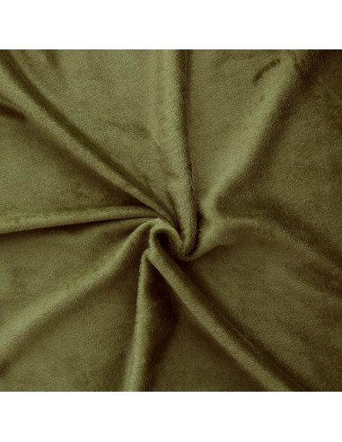 Alpine fleece sweatstof - Mosgroen