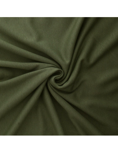 Alpine fleece sweatstof - Mosgroen