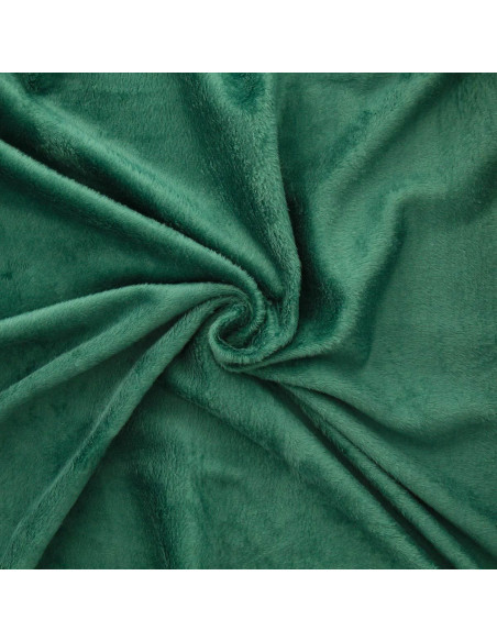 Alpine fleece stof - Donkergroen