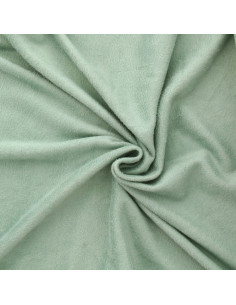 Alpine fleece stof - Grijsgroen 2