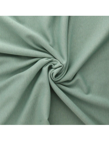 Alpine fleece stof - Grijsgroen