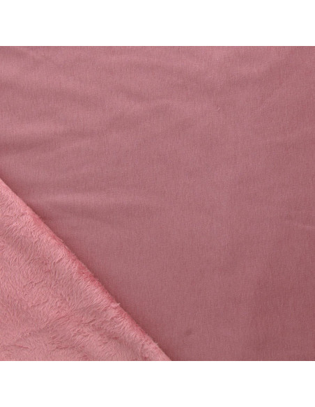 Alpine fleece sweatstof - Bubblegum