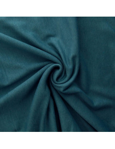 Alpine fleece stof - Petrolblauw 2