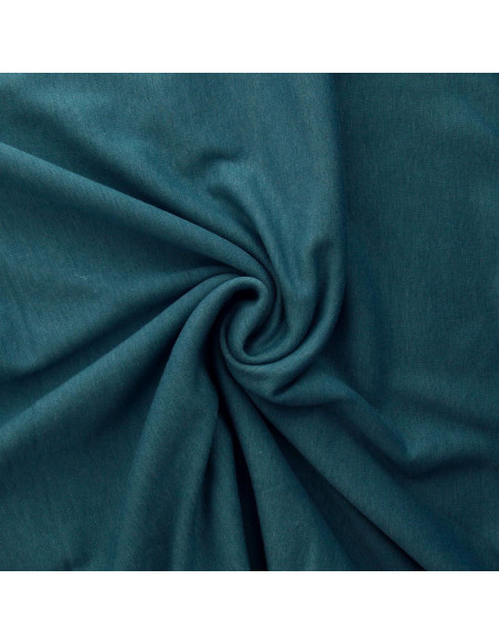Alpine fleece stof - Petrolblauw