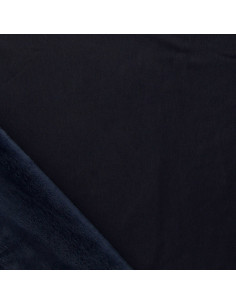 Alpine fleece sweatstof - Donker marineblauw