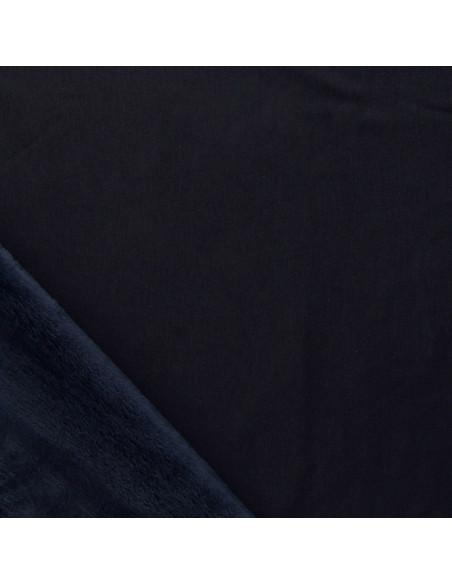 Alpine fleece sweatstof - Donker marineblauw