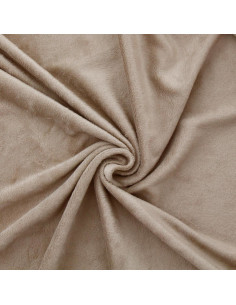 Alpine fleece stof - Beige 2
