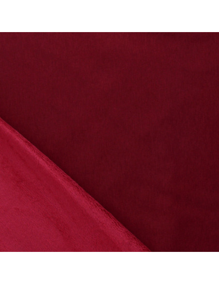 Alpine fleece sweatstof - Bordeaux