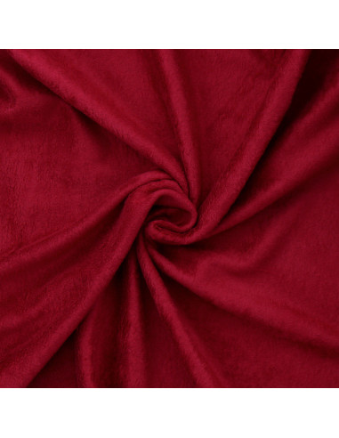 Alpine fleece sweatstof - Bordeaux