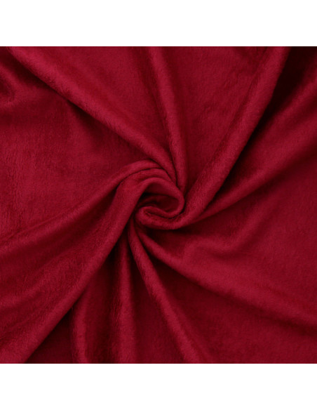 Alpine fleece sweatstof - Bordeaux