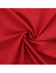 Katoenen voile stof - Rood