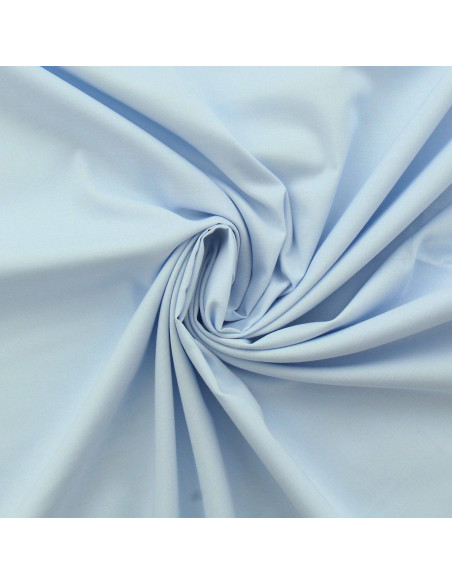 Voile katoenstof - Babyblauw