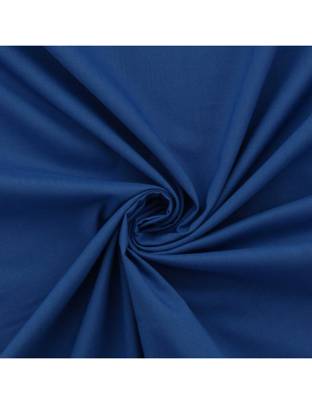 Katoenen voile stof - Blauw