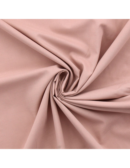 Katoenen voile stof - Oudroze