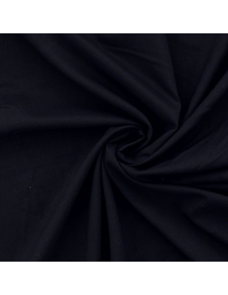 Katoenen voile stof - Marineblauw