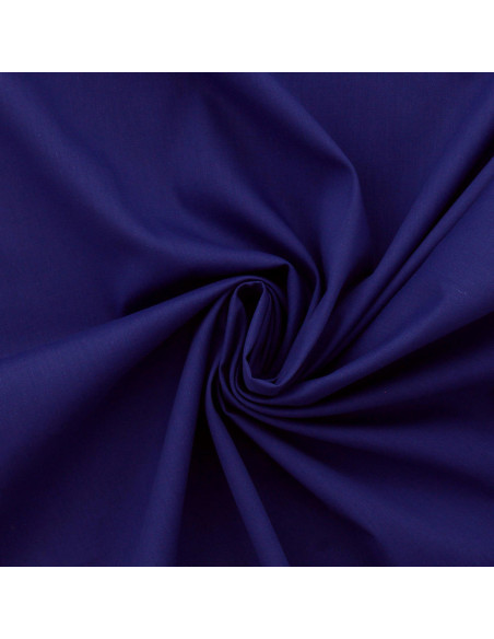 Katoenen popeline stof - Indigo