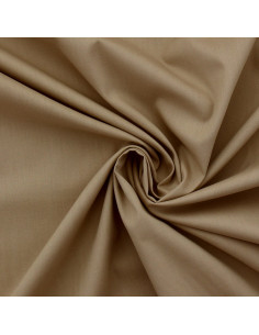 Katoenen popeline stof - Beige