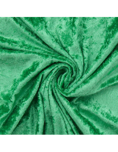 Panne fluweel stof - Groen