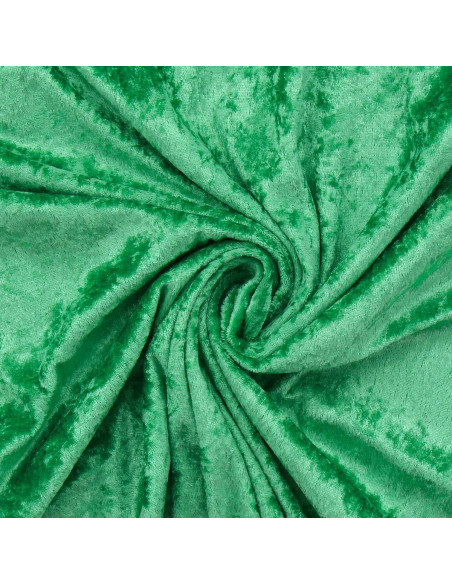 Panne fluweel stof - Groen