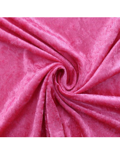 Panne fluweel stoffen - Fuchsia
