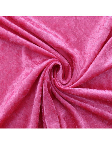 Panne fluweel stoffen - Fuchsia