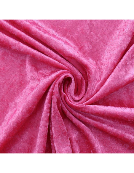 Panne fluweel stoffen - Fuchsia