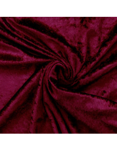 Fluweel panne stoffen - Bordeaux