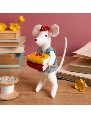 Viltpakket - Kleine muis boekhandelaar