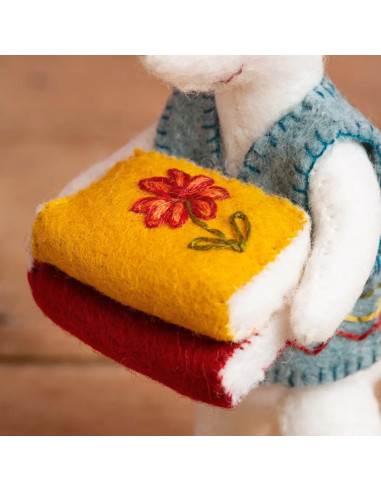 Viltpakket - Kleine muis boekhandelaar