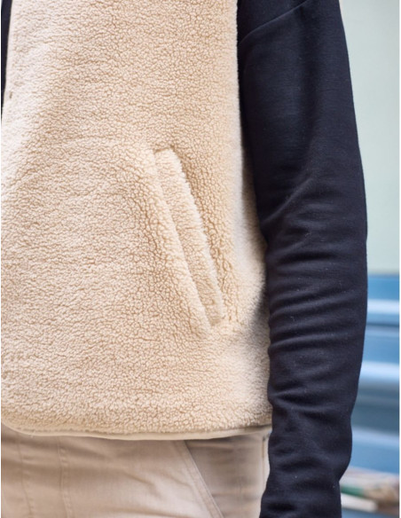 Sherpa mouwloos vest patroon - Atelier Scämmit