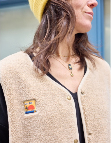 Sherpa mouwloos vest patroon - Atelier Scämmit