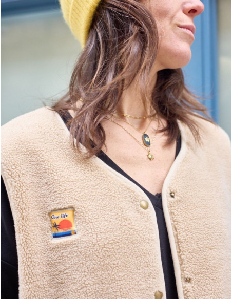 Sherpa mouwloos vest patroon - Atelier Scämmit