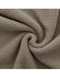 Teddy bouclé bontstof - Beige