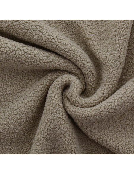 Teddy bouclé bontstof - Beige